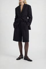 PENELOPE - Black Polished Leather Babies