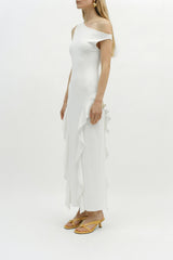 ESTELA - Light Yellow Leather With Embellishment Sandals