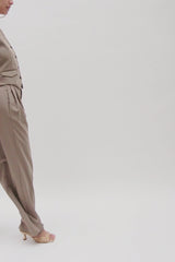 VERONICA - Gold Woven Leather Sandals