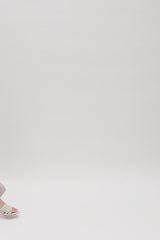 CABO - White Woven Leather Sandals