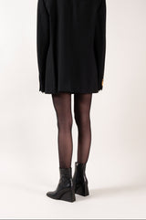 AKIRA - Black Leather Ankle Boots