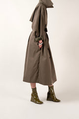 AKIRA - Dark Green Patent Leather Ankle Boots