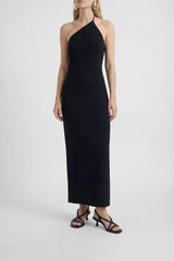 ALICANTE - Black Leather Sandals