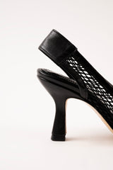 BEATRIZ - Black Resille Pumps