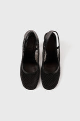 BEATRIZ - Black Resille Pumps