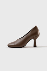 BERLIN - Escarpins en cuir taupe
