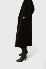 CARLA - Chaussettes en simili cuir noir extensible