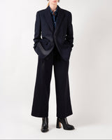 CHUECA - Black Leather Platform Boots