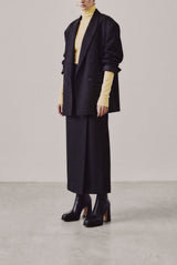 CHUECA - Black Leather Platform Boots