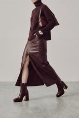 Souliers Martinez Chueca Dark Brown - portée