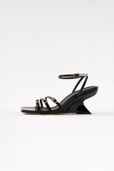 EDEN - Black Patent Leather Sandals