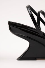 EDEN - Black Patent Leather Sandals