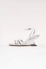 EDEN - Silver Mirror Sandals