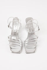 EDEN - Silver Mirror Sandals