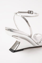 EDEN - Silver Mirror Sandals