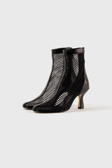 Fira black resille boots - Souliers Martinez