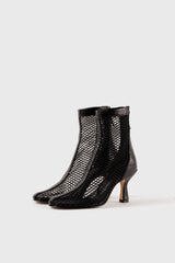 Fira black resille boots - Souliers Martinez