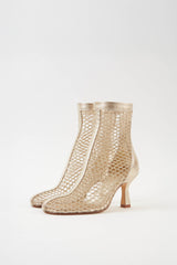 FIRA - Gold Mesh Boots