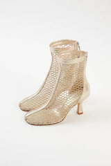 FIRA - Gold Mesh Boots