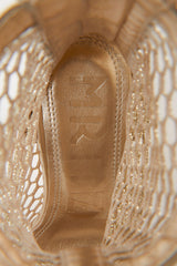 Fira gold mesh boots - Souliers Martinez