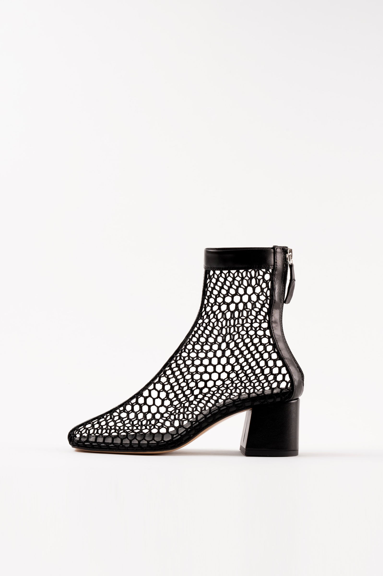 FIRME - Black Mesh Boots – Souliers Martinez