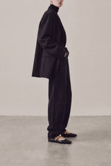 FLAMENCA - Black Leather Ballerina