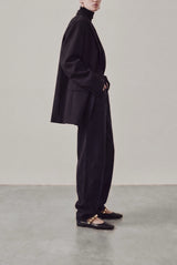 FLAMENCA - Black Leather Ballerina