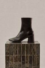 FLAVIA - Bottines en cuir noir