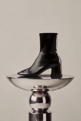 FLAVIA - Black Patent Leather Ankle Boots