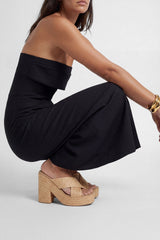 GARDA - Naturel Raffia Platform Sandals