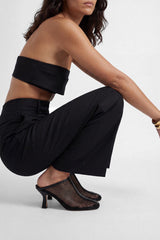 GIULIA - Black Resille Pumps