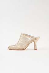 GIULIA - Gold Mesh Pumps