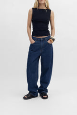 IBIZA - Black Woven Leather Sandals