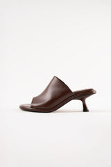 MARIZA - Dark Brown Leather Sandals