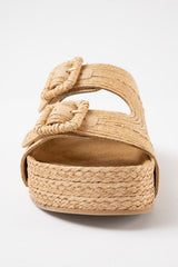 MENORCA - Natural Raffia Sandals