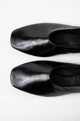 MINA - Black Patent Leather Ballerina