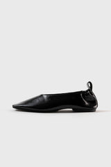 MINA - Black Patent Leather Ballerina