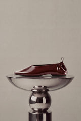 Mina burgundy patent leather ballerina - Souliers Martinez