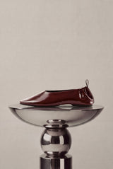 Mina burgundy patent leather ballerina - Souliers Martinez