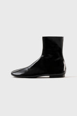 MOLLI - Black Patent Leather Ankle Boots