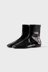 MOLLI - Black Patent Leather Ankle Boots