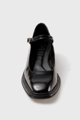 PENELOPE - Black Polished Leather Babies
