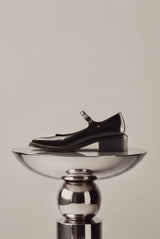 PENELOPE - Black Polished Leather Babies