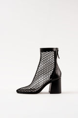 POPPY - Black Mesh Boots