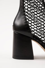 POPPY - Black Mesh Boots