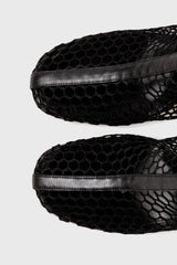 POPPY - Black Mesh Boots