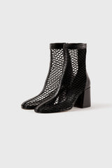 POPPY - Bottes en maille noire