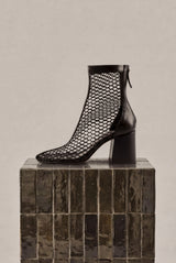 POPPY - Black Mesh Boots
