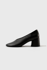 Sarria black leather pumps - Souliers Martinez