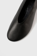 Sarria black leather pumps - Souliers Martinez